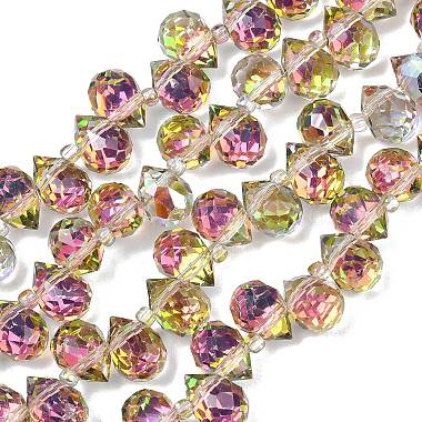 Electroplate Glass Beads Strands(EGLA-D030-17-02)-1