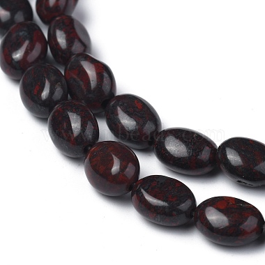 Brins bréchique jaspe de perles naturelles(G-Z006-A10)-2