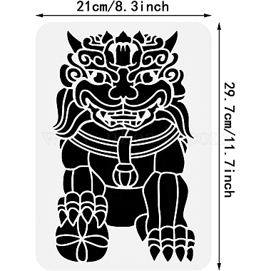 Plastic Drawing Painting Stencils Templates(DIY-WH0396-0158)-2
