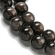 Natural Silver Obsidian Beads Strands(G-S150-20A-8mm)-4