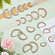 WADORN 20Pcs 5 Style Alloy D Rings(FIND-WR0006-87)-4