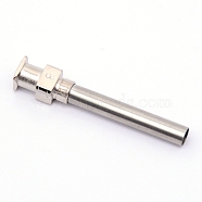 Stainless Steel Dispensing Needles, Stainless Steel Color, 36.5x6x5.5mm, Pin: 4mm, Inner Diameter: 3.5mm(TOOL-WH0123-03S-P)
