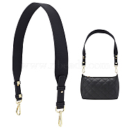 PU Leather Purse Shoulder Straps, with Alloy Swivel Clasps, for Underarm Bag Straps Replacement Accessories, Light Gold, 80x1.9~4x0.3cm(DIY-WH0401-74)