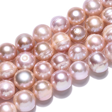 hebras de perlas de agua dulce cultivadas naturales(PEAR-N013-09B)-3