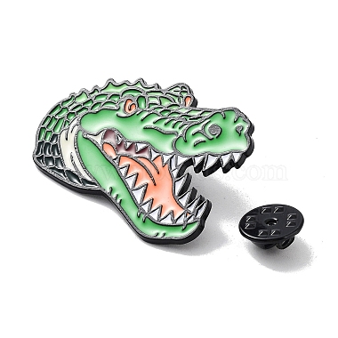 broche en émail en alliage de crocodile(JEWB-C029-11)-3