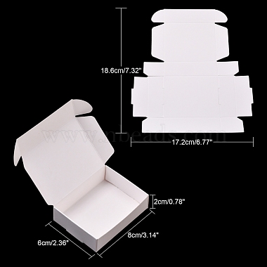 Boîte cadeau en papier kraft(X-CON-K003-03A-02)-2