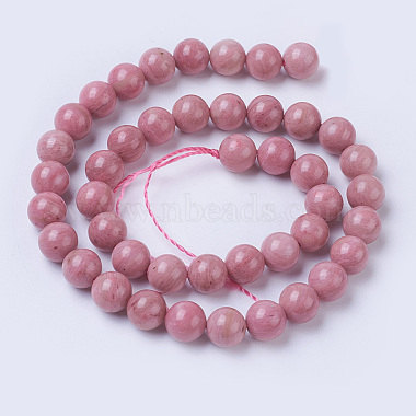 Chapelets de perles en rhodonite naturelle(G-F567-8mm)-2