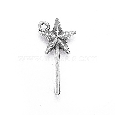Thai Sterling Silver Plated Star Alloy Pendants