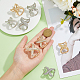 8Pcs 8 Styles 8-shaped Zinc Alloy Buckles with Rhinestone Buckles(FIND-DC0004-10)-3