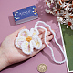 1Pc Polyester Flower Pendant Decorations(HJEW-SC0003-02B)-3