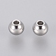 Intercalaires perles rondes lisses en 304 acier inoxydable(X-STAS-M006-01B)-2