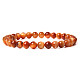 Natural Sun Tiger Eye Round Beaded Stretch Bracelet(SF8562-34)-1