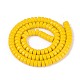 Opaque Solid Color Glass Beads Strands(GLAA-N026-3x6mm-13)-2