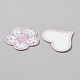 4Pcs Polyester Flower Pattern Embroidery Self-adhesive Patches(PATC-TAC0011-07B)-2