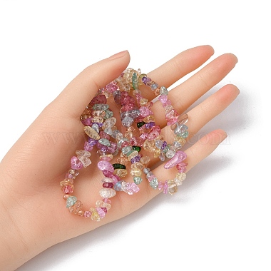 Baking Painted Crackle Glass Beads Strands(G-YWC0001-01)-4