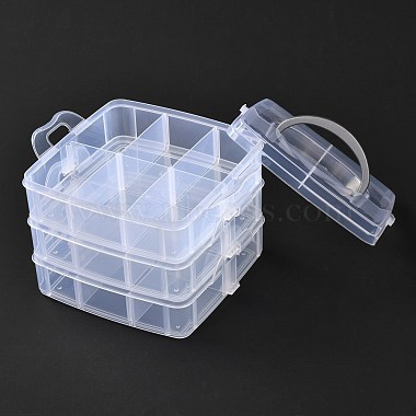 長方形のポータブルppプラスチック製の取り外し可能な収納ボックス(CON-D007-02A)-3