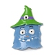 魔女の帽子をかぶった幽霊 ハロウィーン 不透明樹脂 デコデン カボション(RESI-R446-02N)-1