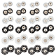 24 Sets 6 Style Zinc Alloy Snap Buttons(BUTT-NB0001-49)-1