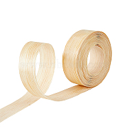 10M Wooden Edge Banding, for Furniture Repairing Supplies, Wheat, 3.8x0.05~0.1cm(WOOD-WH0042-12C)