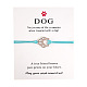 Alloy Dog Paw Print Link Bracelet(ANIM-PW0001-027F)-1