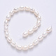 Brins de perles de culture d'eau douce naturelles(PEAR-N012-06D)-3
