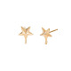 Brass Stud Earring Findings(KK-S364-154)-2