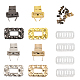 4 Sets 4 Colors Alloy Bag Twist Lock Clasps(FIND-CA0007-10)-1