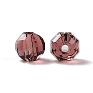 Imitation Austrian Crystal Beads, Grade AAA, Faceted, Round, Purple, 6mm, Hole: 0.7~0.9mm(SWAR-F079-6mm-11)
