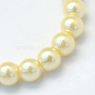 Baking Painted Glass Pearl Bead Strands(HY-Q003-3mm-21)-2