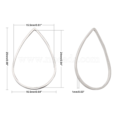Brass Linking Rings(X-KK-T037-06P-NF)-2
