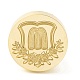 Golden Tone Round Wax Seal Brass Stamp Heads(AJEW-Z034-02G-M)-2