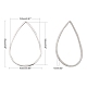 Brass Linking Rings(X-KK-T037-06P-NF)-2