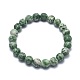 Natural Green Spot Jasper Bead Stretch Bracelets(BJEW-K212-C-017)-2