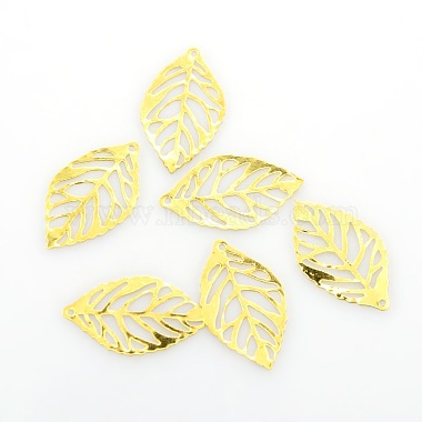 Golden Leaf Iron Pendants