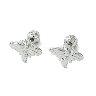 Bees 304 Stainless Steel Stud Earrings