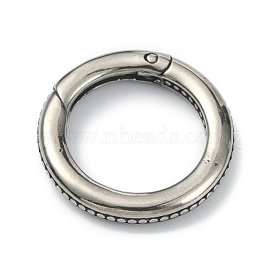 Antique Silver 316 Surgical Stainless Steel Clasps