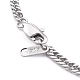 Non-Tarnish 304 Stainless Steel Diamond Cut Cuban Link Chain Necklaces(NJEW-JN03368-02)-3