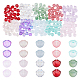 dicosmétique 200pcs 10 couleurs perles de verre transparentes peintes par pulvérisation(GLAA-DC0001-24)-1