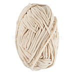 1 Skein Soft Crocheting Yarn, Thick Knitting Yarn for Scarf, Bag, Cushion Making, Old Lace, 2~3mm, about 131.23 Yards(120m)/Skein(WCOR-TADJ0001-01B)