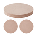 MDF Drying Board, Clay Modeling Tools, Flat Round, 250x6mm(TOOL-WH0165-05B)