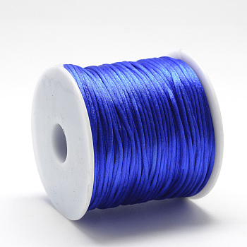 Nylon Thread, Blue, 2.5mm, about 32.81 Yards(30m)/Roll