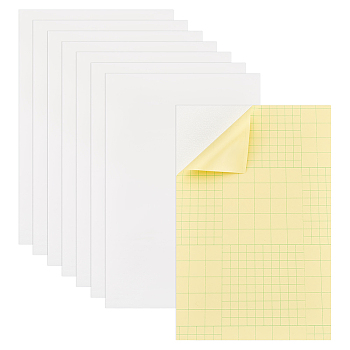 Adhesive KT Boards, Foam Stamp Poster Boards, Rectangle, for Presentations, School, Office & Art Projects, White, 300x200x3.5mm