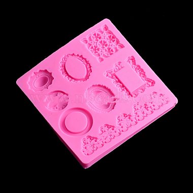 Hot Pink Silicone Display Molds