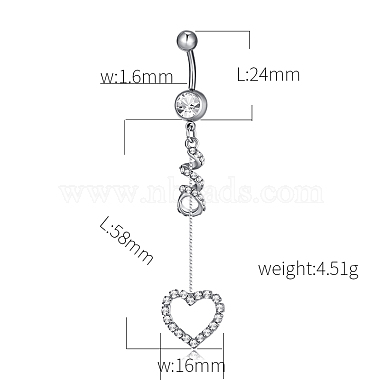 Пирсинг украшения(AJEW-EE0002-13P)-2