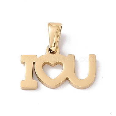 Golden Word 304 Stainless Steel Charms