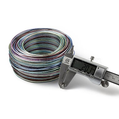 5 Segment Colors Round Aluminum Craft Wire(AW-E002-2mm-B01)-5