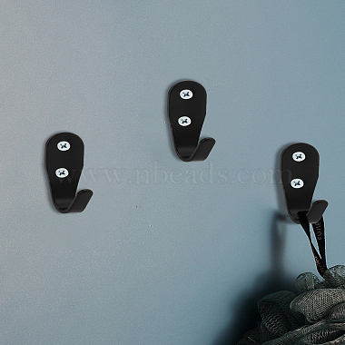 Iron Wall Mounted Coat Hook Hangers(AJEW-WH0348-684)-3