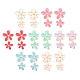 Valentine's Day Brass Dangle Stud Earrings(EJEW-D359-02G)-4