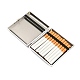 Brille étuis à cigarettes en alliage carré(AJEW-L014-01)-2