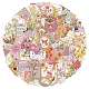 50Pcs Flower PET Stickers(STIC-T0001-04)-2